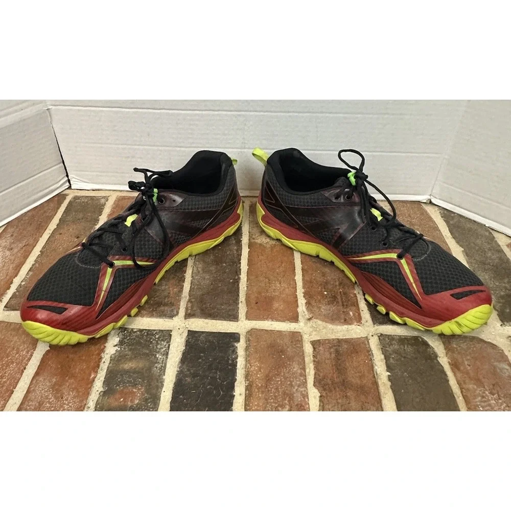 Merrell MQM Trail Running Shoes Black Red Yellow Lace Up Sneakers Men's 14